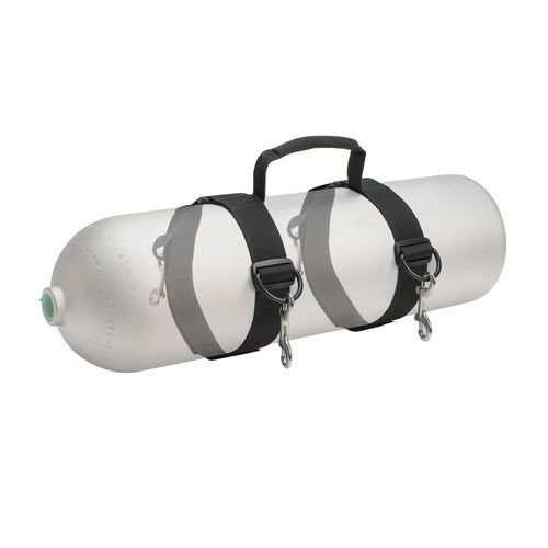 XS Scuba Tank Carrier With 4 SS Clips - 1