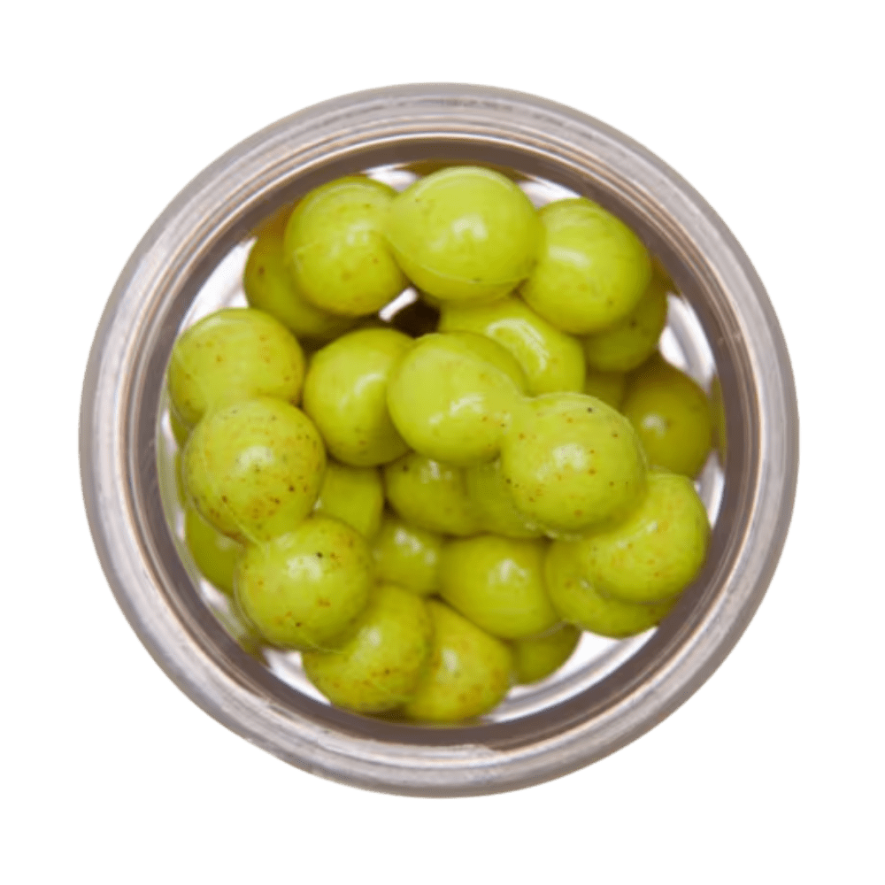 Berkley Powerbait Salmon Eggs Natural Scent - Chartreuse Salmon Eggs - 2