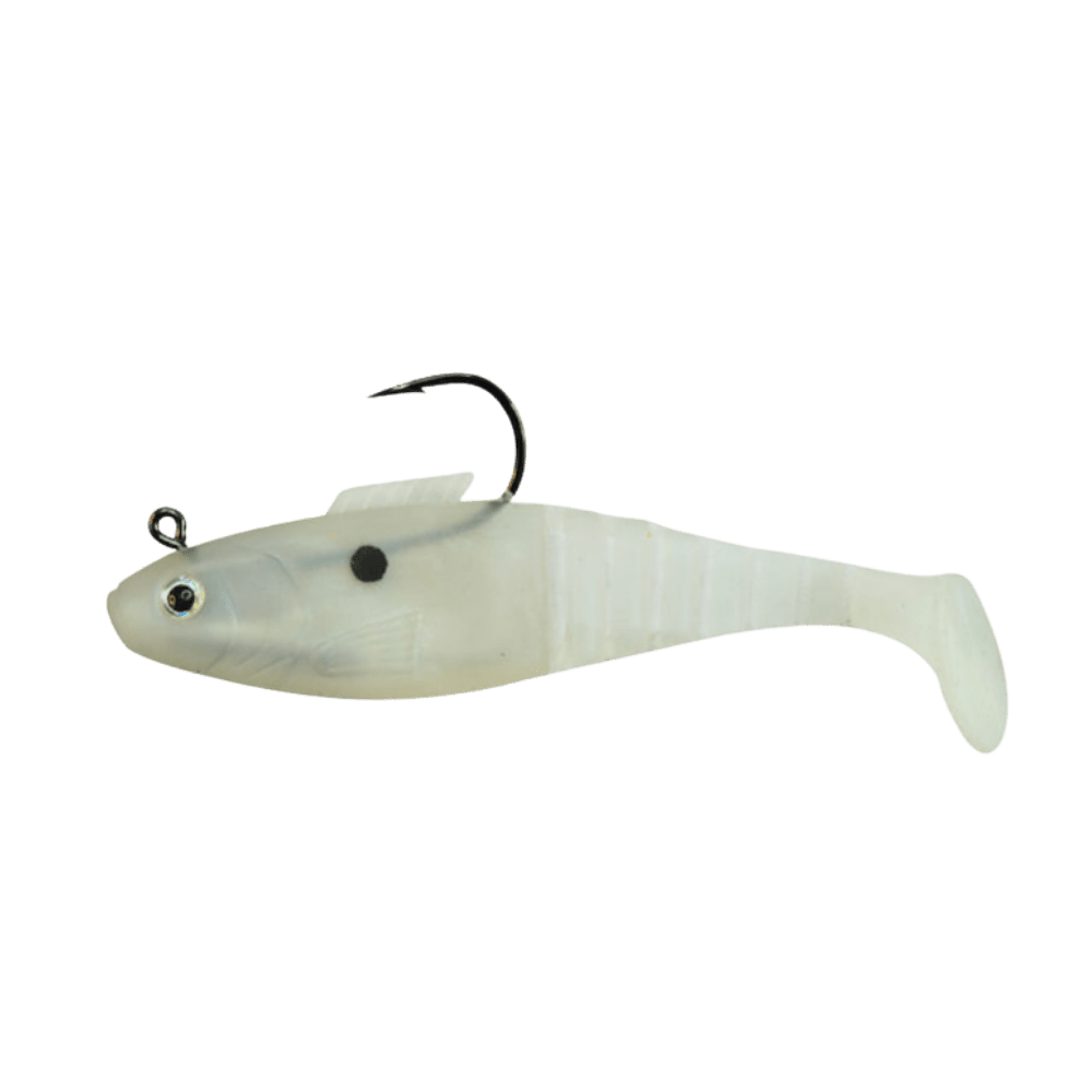 Egret Baits Vudu Saltwater Shad 4" - White Pearl - 3