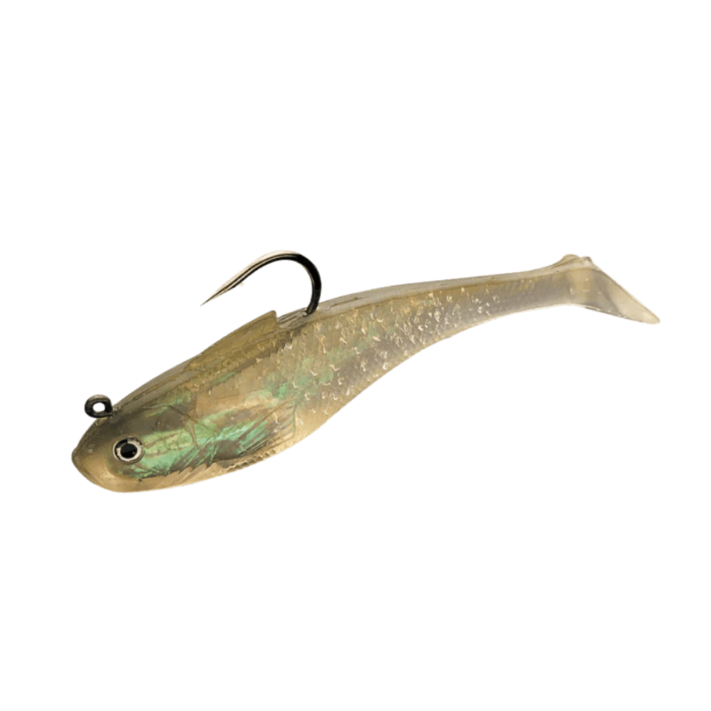 Tsunami Holographic Swim Shad 3" Olive Back/Clear - 1