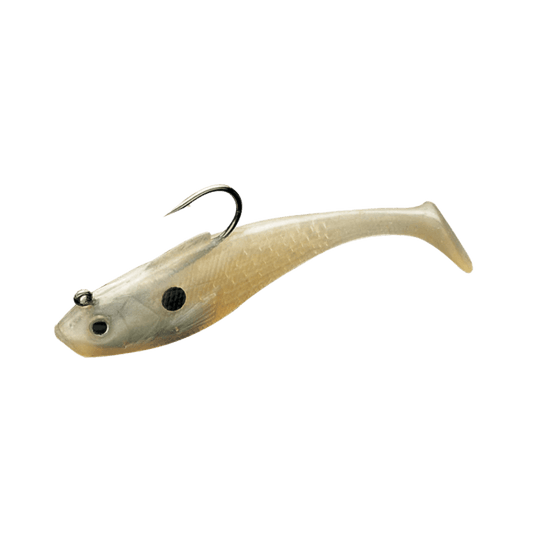 Tsunami Holographic Swim Shad 6" White - 1