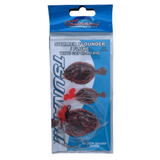 Tsunami TS - 4562 Fluke Hi - Lo 2/0 Wide Gap/Beads/Swivel - 1