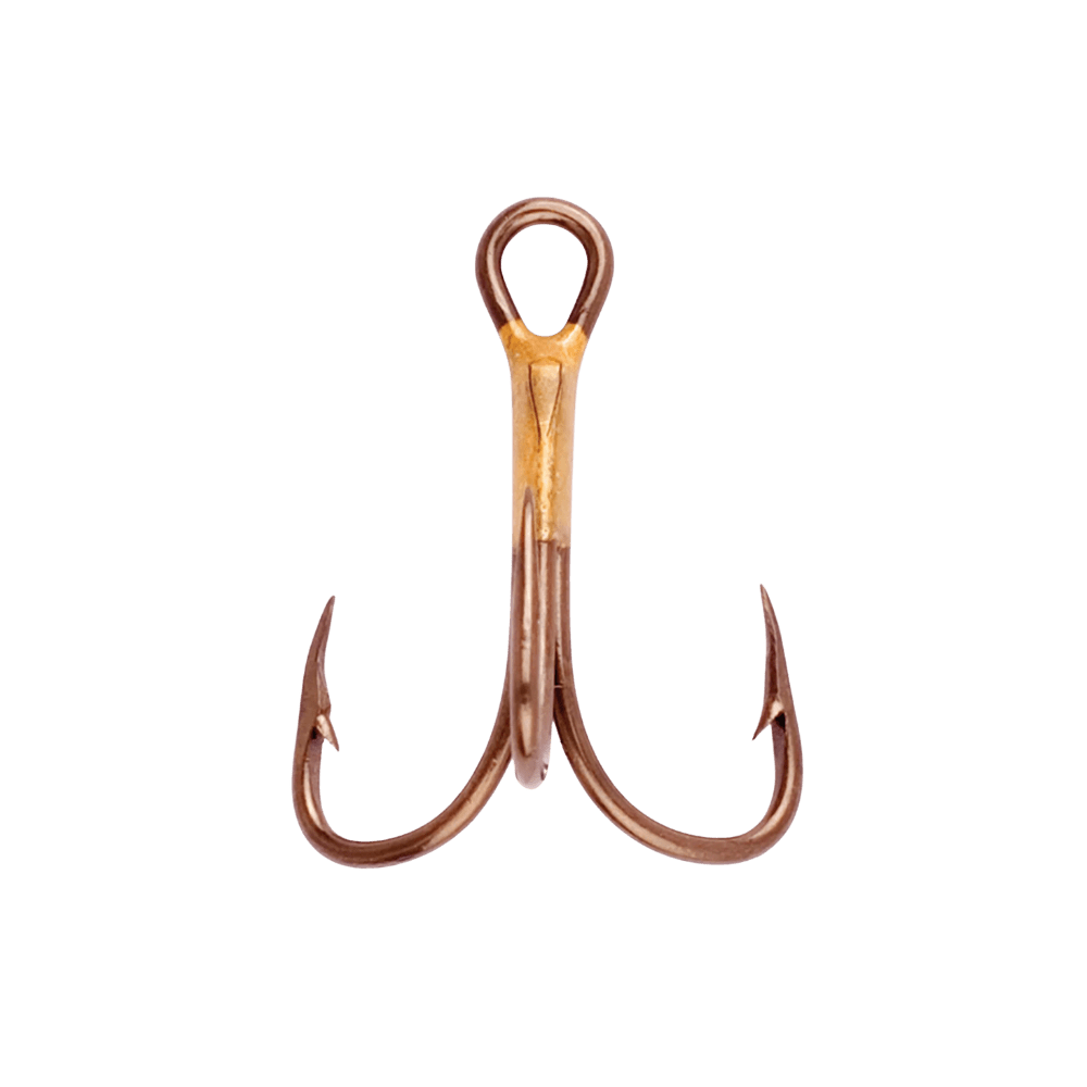Eagle Claw Bronze Treble Hook - 5pk - 8 - 1