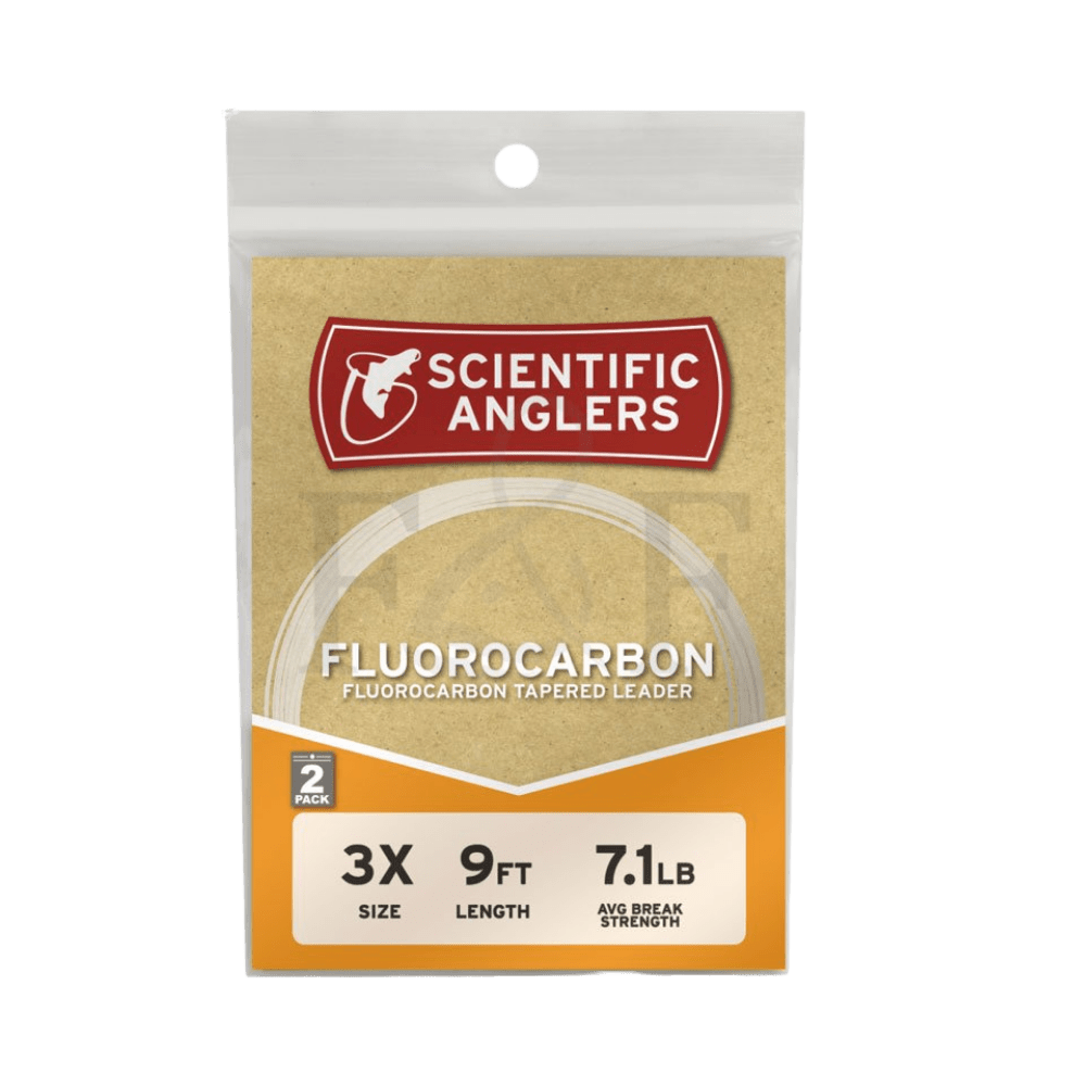 Sci. Anglers 9ft. Fluorocarbon Fly Leaders - 6x 2.1lb - 1