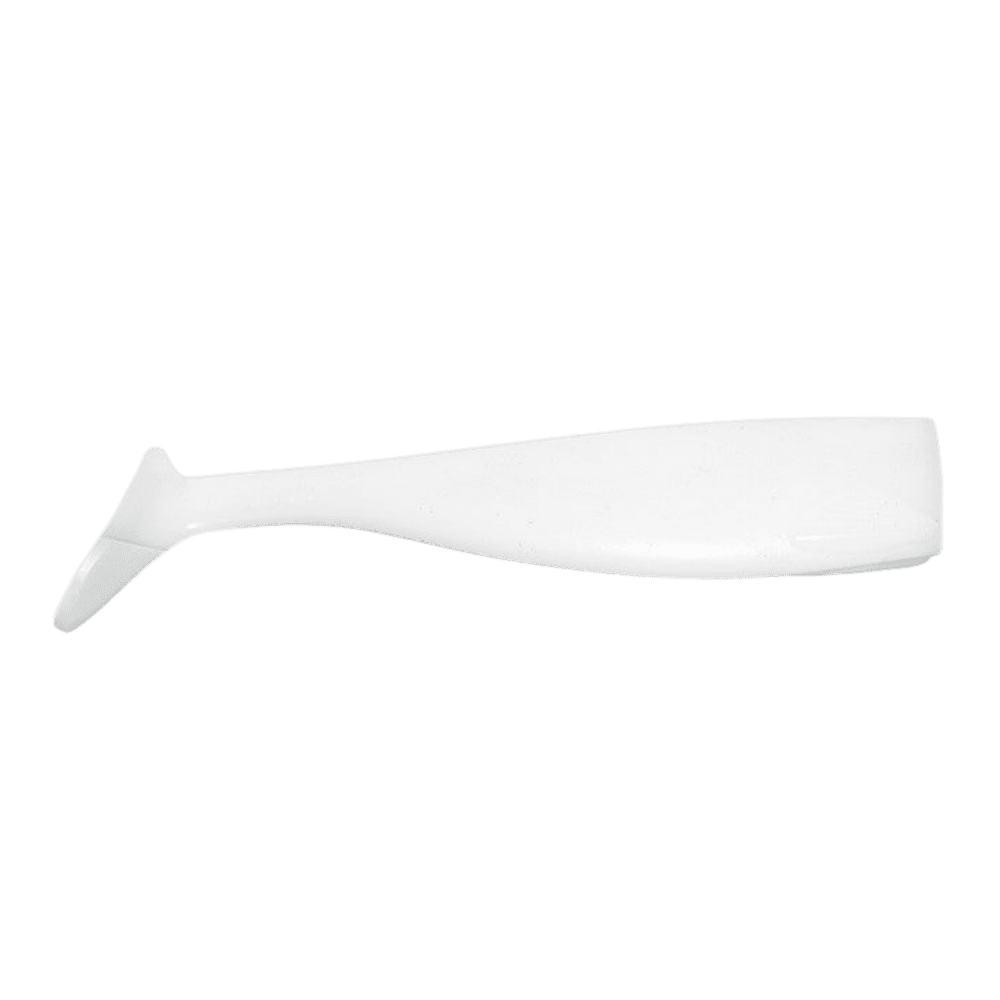 JoeBaggs Shad Tails White - 3" - 1