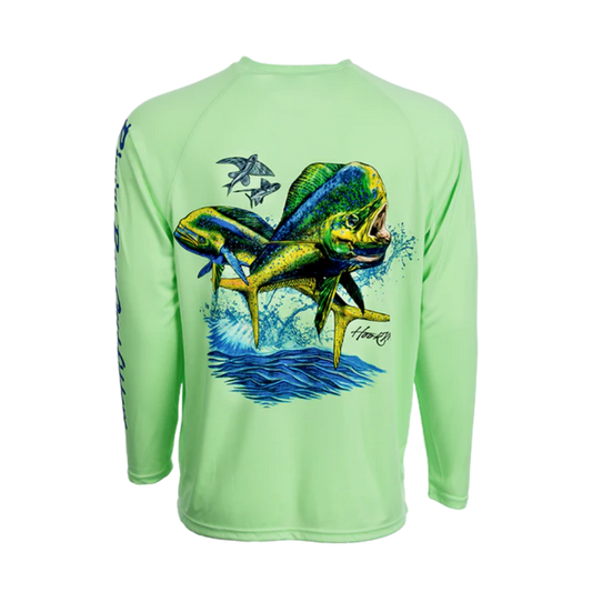 Bimini Bay Hook M' Graphic Tee - Paradise Green - Mahi