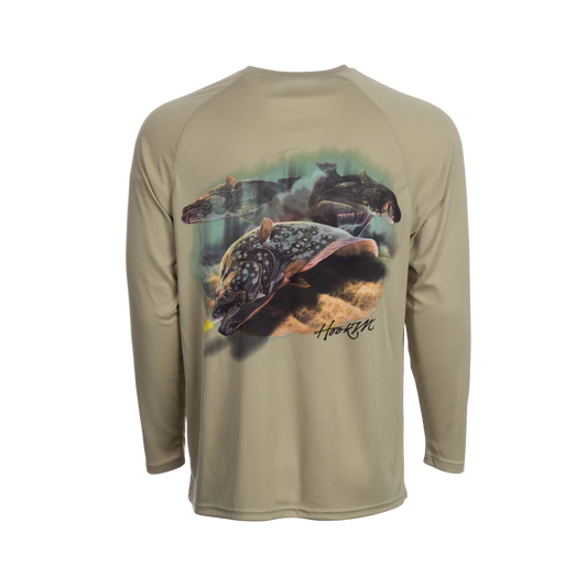 Bimini Bay Hook M' Graphic Tee - Sand - Fluke