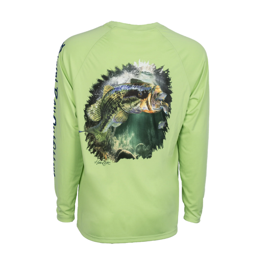 Bimini Bay Hook M' Graphic Tee - Green - Bass