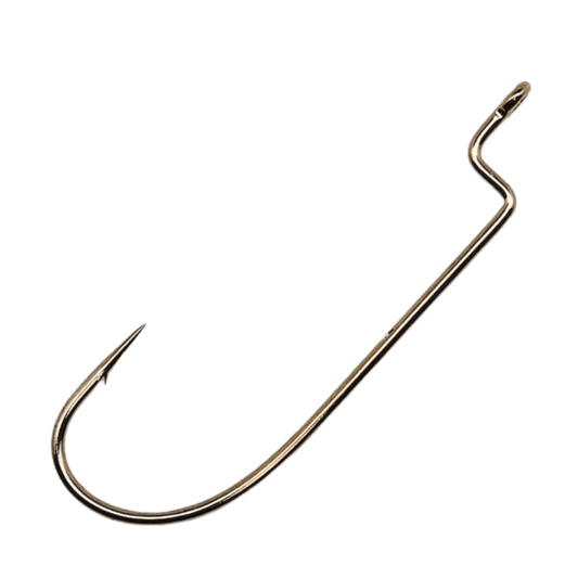 GAMAKATSU WORM HOOKS OFFSET SHANK BRONZE - 1