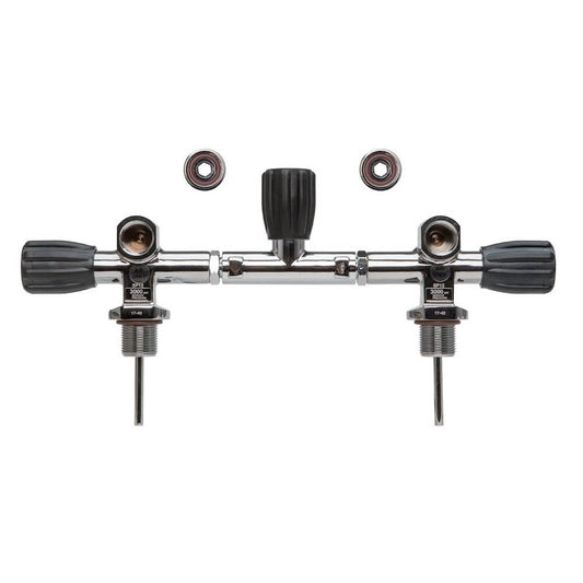 XS Scuba Thermo Pro Din Yoke Manifold - 3000 PSI - 1