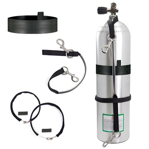 XS Scuba Highland Stage Bottle Kit - 4.4 in. Diameter - 1