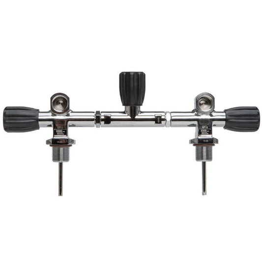 XS Scuba Thermo 300 BAR DIN Only Manifold - 3442 PSI - 1