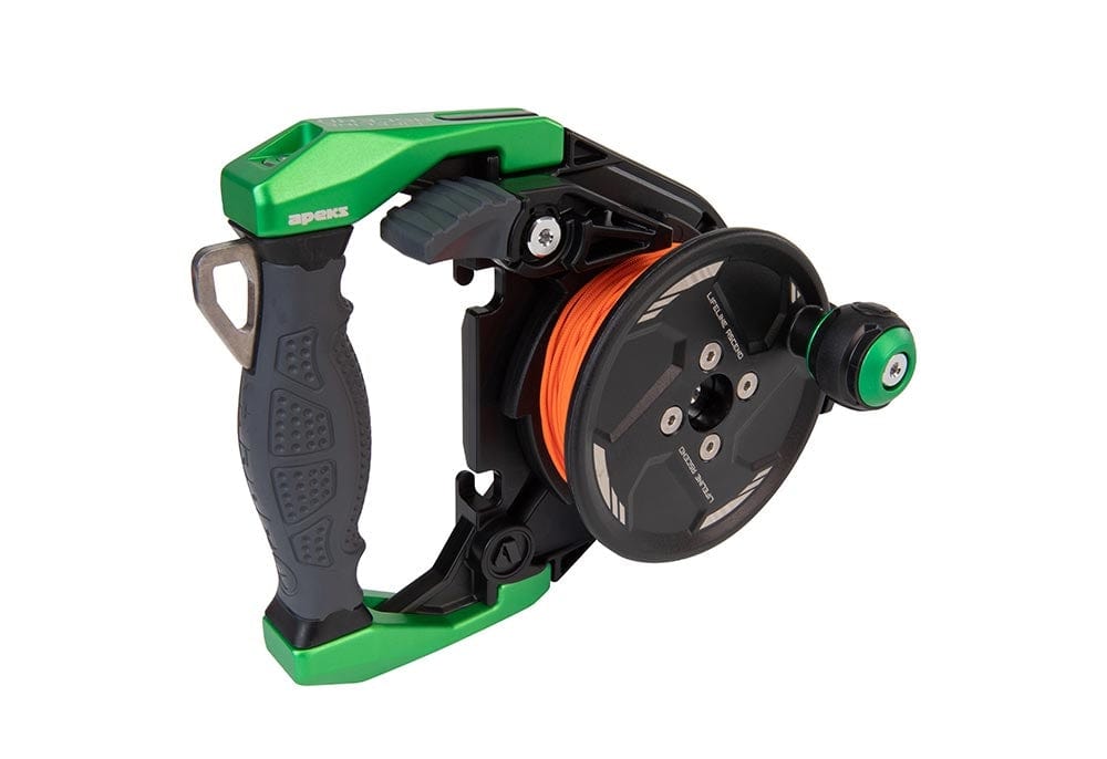 Apeks 120m Guide Reel - Green - 15