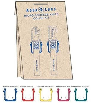 Aqua Lung Micro Squeeze Knife Color Kit - Aqua Lung KNIFE- MICROSQUEEZ- COLORS - 1