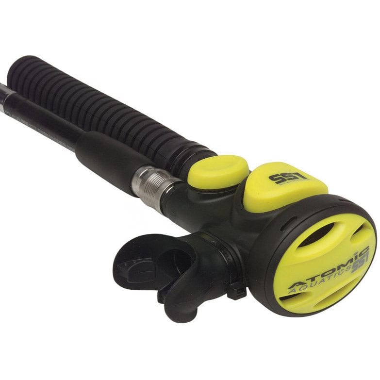 Atomic Aquatics SS1 Safe Second Octopus - Stainless Yellow - 5