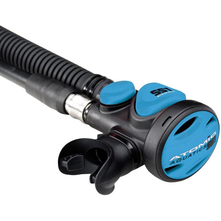 Atomic Aquatics SS1 Safe Second Octopus - Stainless Blue - 4