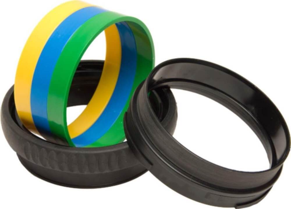 BARE Glove Lock QCP Dry Glove Ring Set - BARE Glove Lock QCP Set Black - 1