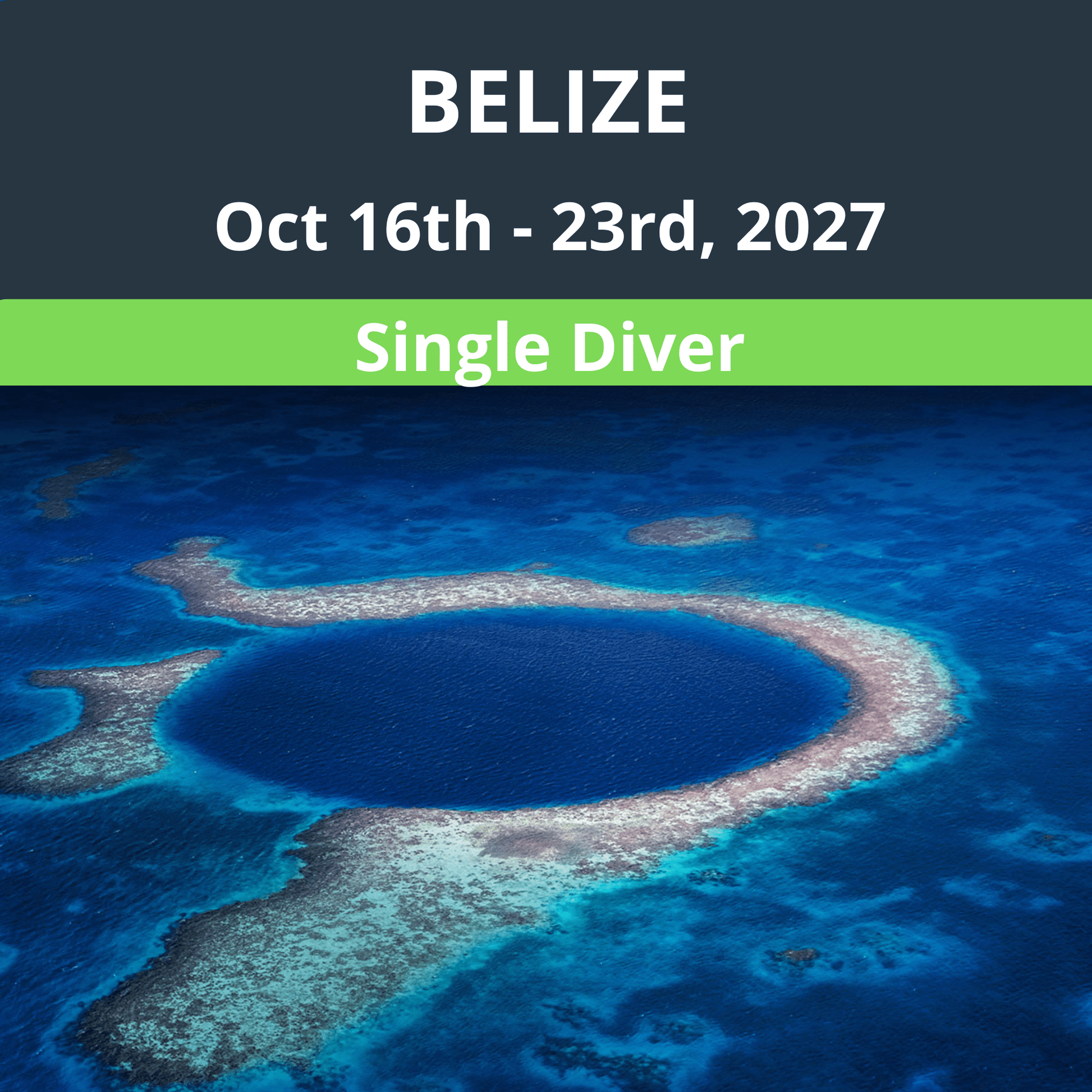Belize Dive Vacation - Single Diver - 3