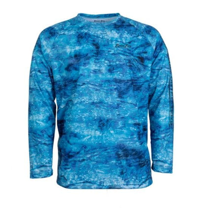 Bimini Bay Men's Deep Current Ocean Blue Shirt - XL - 3