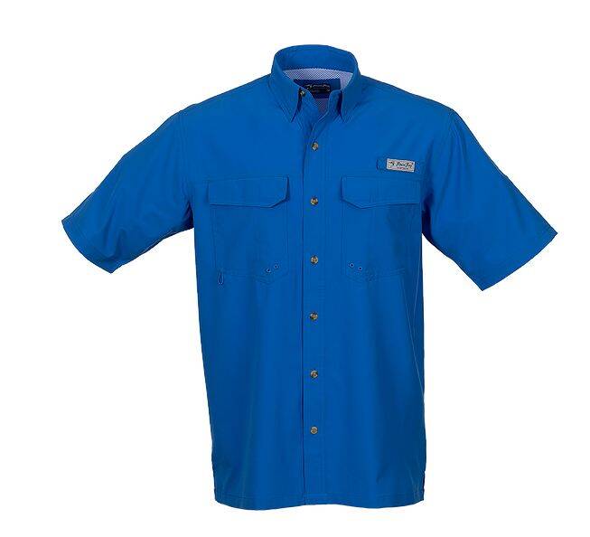 Bimini Bay Men's Short Sleeve Blue Wave Flats - L - 4