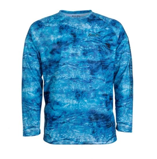 Bimini Bay Men's Deep Current Ocean Blue Shirt - XL - 2