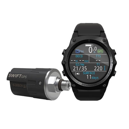 Shearwater Teric TX With Swift GPS Transmitter - All Black - 1