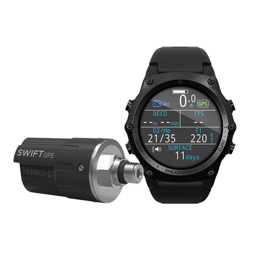 Shearwater Teric TX With Swift GPS Transmitter - All Black - 1