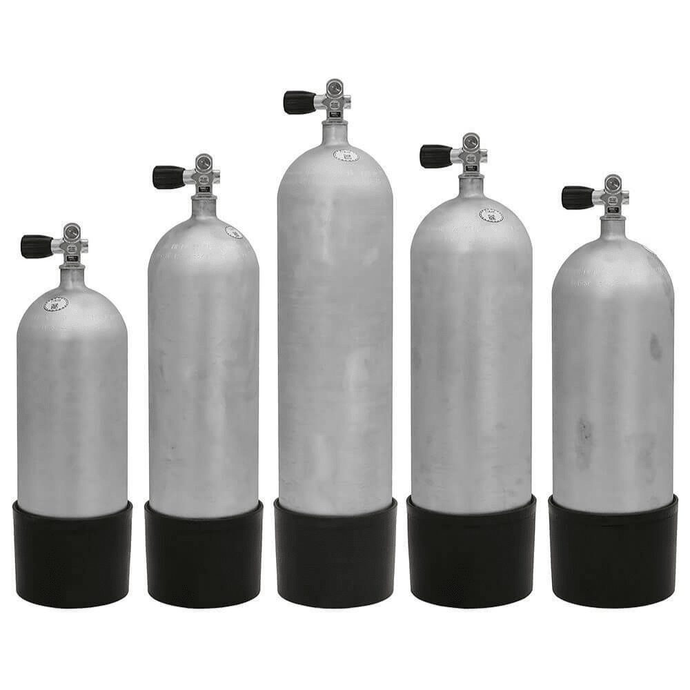 Faber High Pressure HP Steel Scuba Tank - Gray - 1