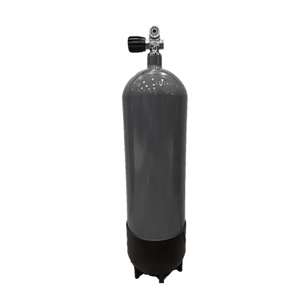 Faber High Pressure HP Steel Scuba Tank - Gun Metal - 7