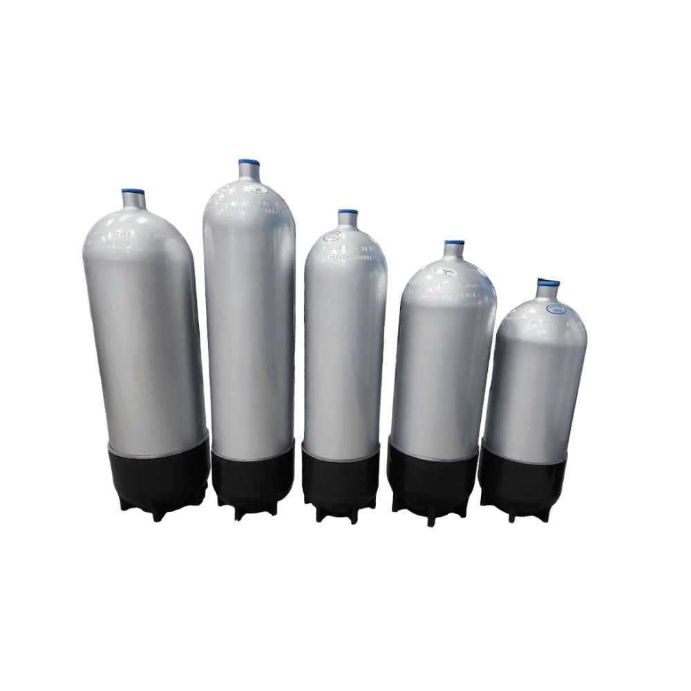 Faber Low Pressure LP Steel Scuba Tank - 50 CF2400 PSI - 1