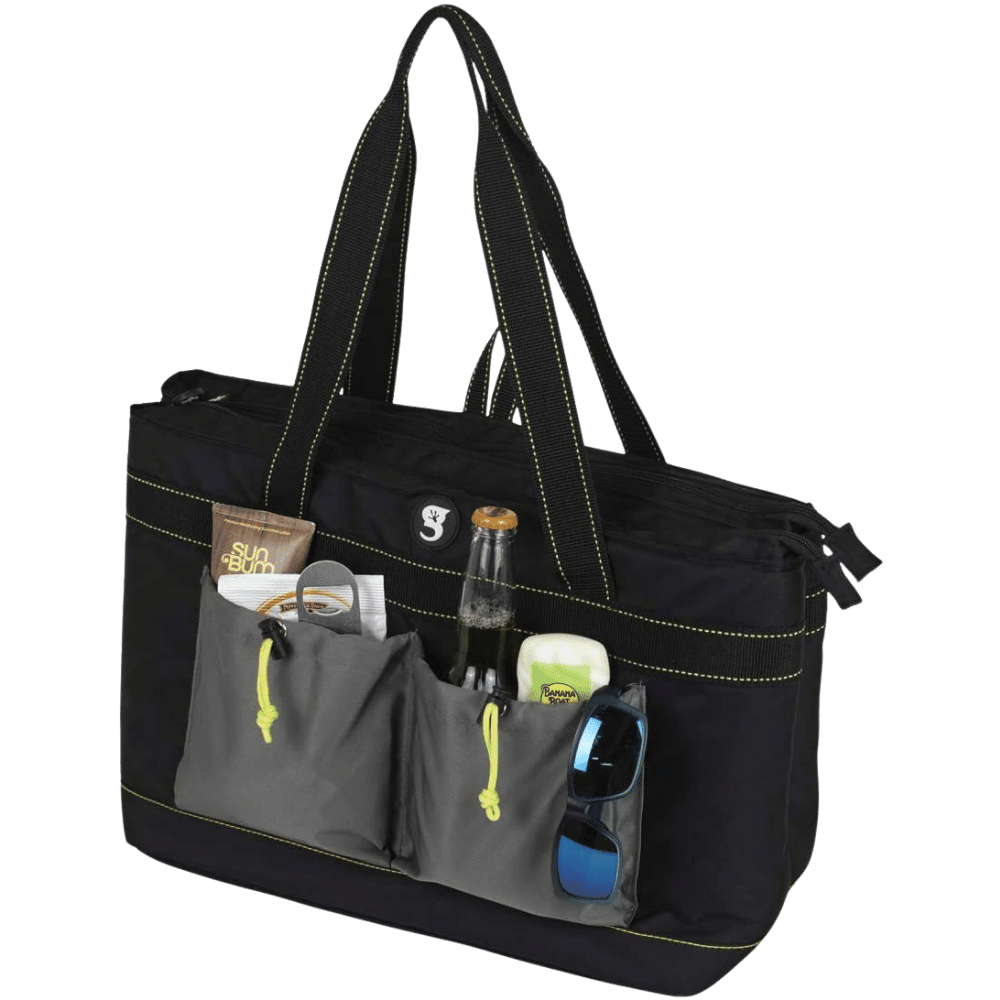Gecko 2 Compartment Tote Cooler - Black - 2