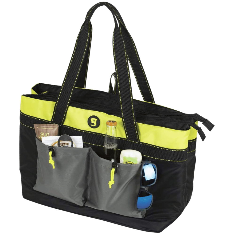 Gecko 2 Compartment Tote Cooler - Black - 1