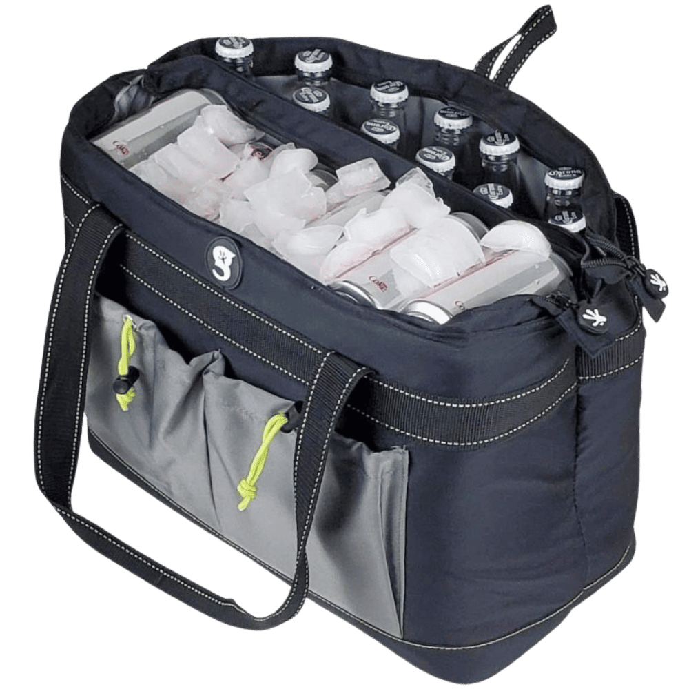 Gecko 2 Compartment Tote Cooler - Black - 3