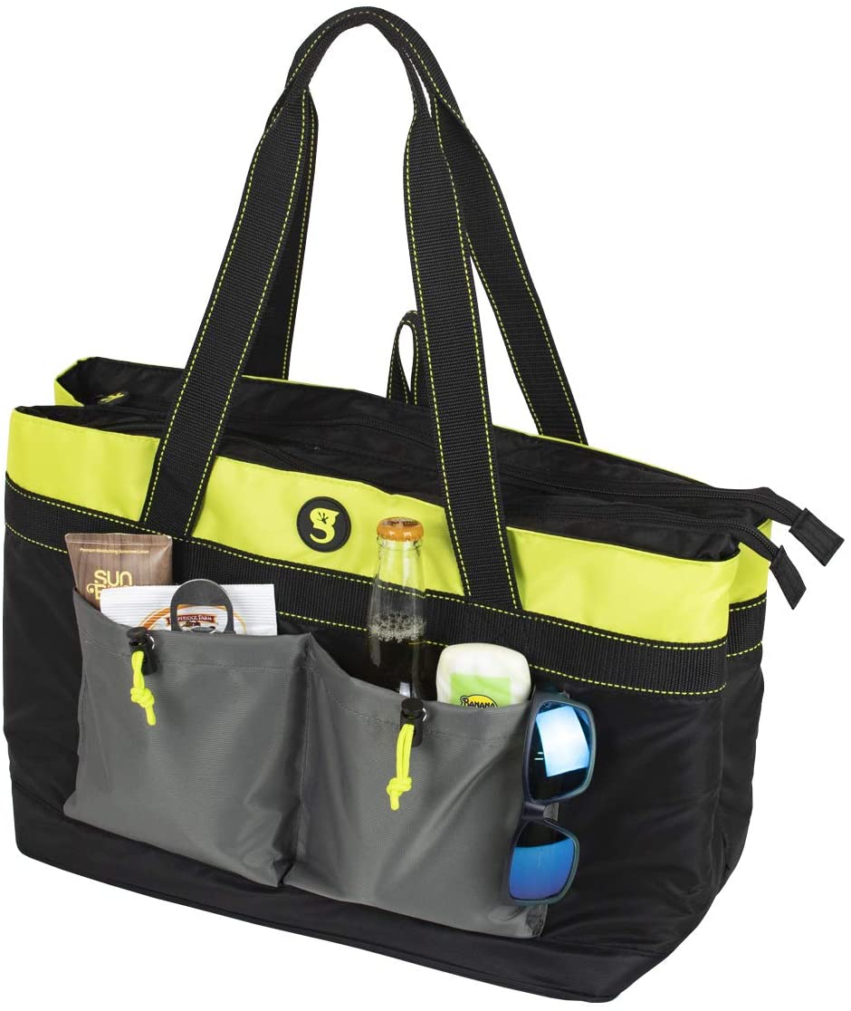 Gecko 2 Compartment Tote Cooler - Bright Green - 1