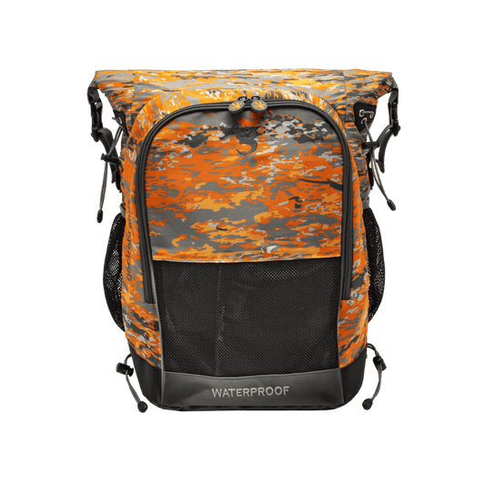 Gecko Dueler 32L Waterproof Backpack - Ember Geckoflage - 1