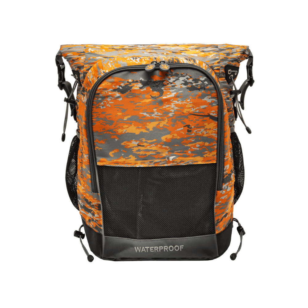 Gecko Dueler 32L Waterproof Backpack - Ember Geckoflage - 1