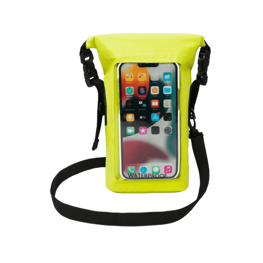 Gecko Waterproof Phone Tote - Bright Green - 1