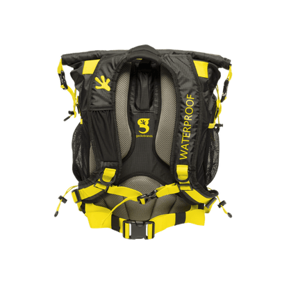 Gecko Dueler 32L Waterproof Backpack - Black/Yellow - 4