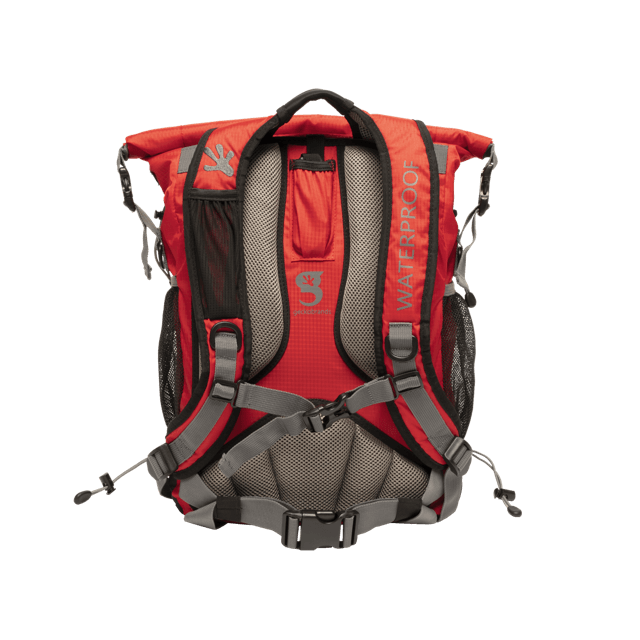 Gecko Dueler 32L Waterproof Backpack - Red/Grey - 6