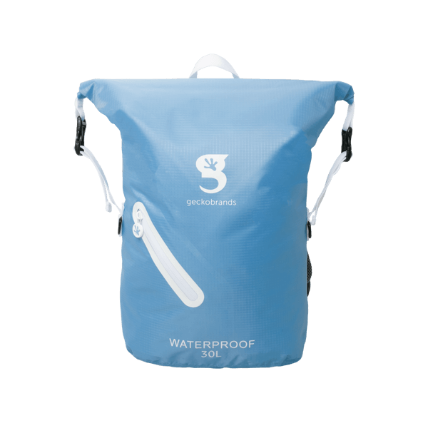 Gecko Waterproof Lightweight Backpack - Carolina Blue/White - 2
