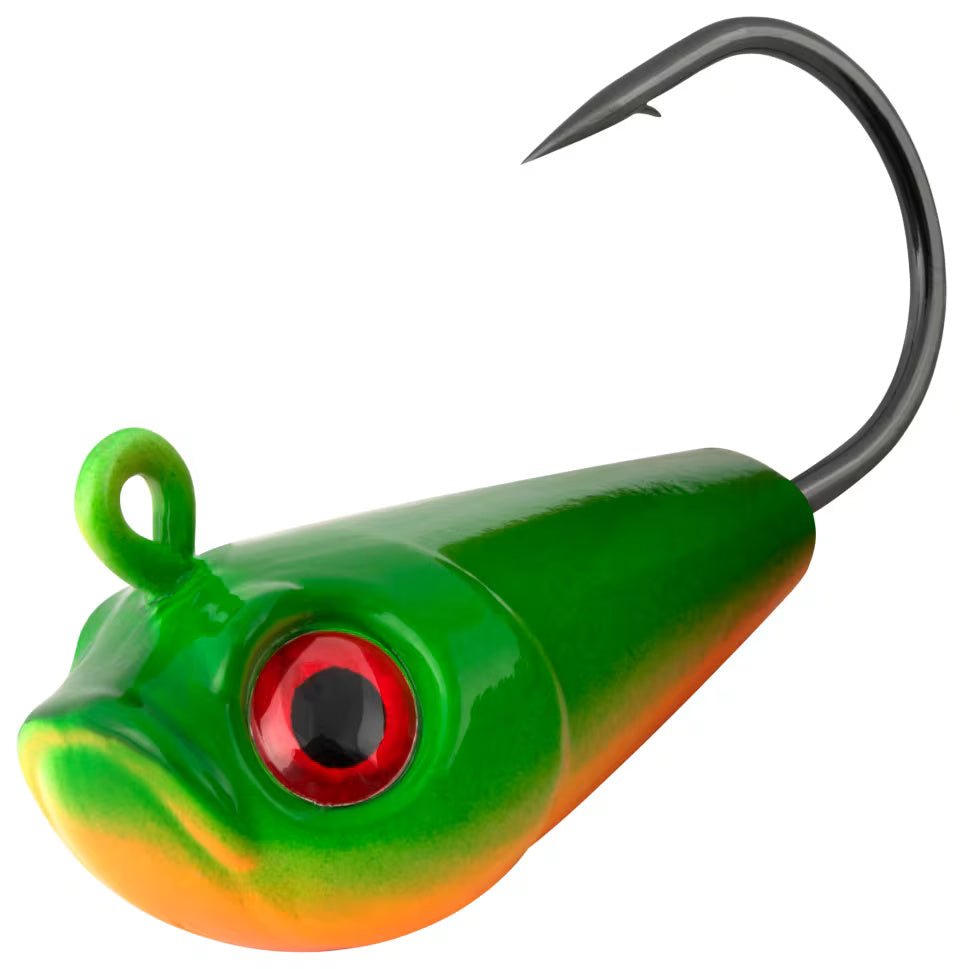 Tsunami TOG Treat Jighead - Green/Orange - 2 oz - 1