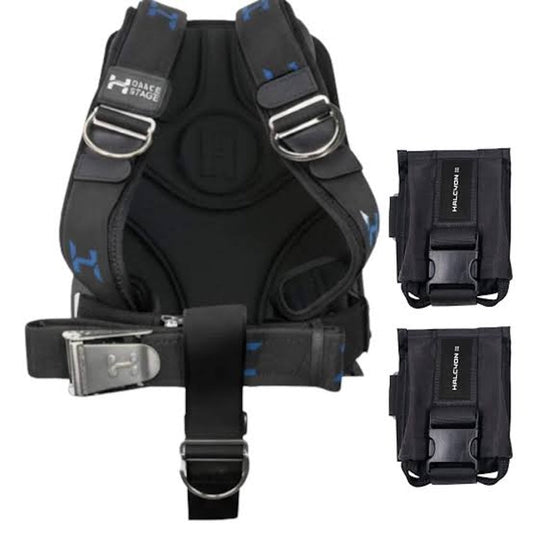 Halcyon Deluxe Harness with ACB Pockets, Cinch and Padding - Stainless STD - 1