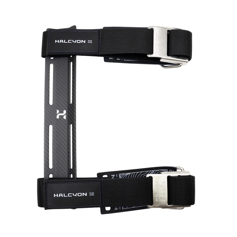 Halcyon Pro Single Wing Carbon Fiber Harness with Cinch (No Pockets or Backpad) - Carbon Fiber STD - 6