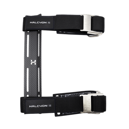 Halcyon Pro Single Wing Carbon Fiber Harness with Cinch (No Pockets or Backpad) - Carbon Fiber STD - 6