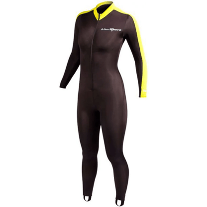 Henderson Black Unisex Lycra Jumpsuit - Yellow - 12