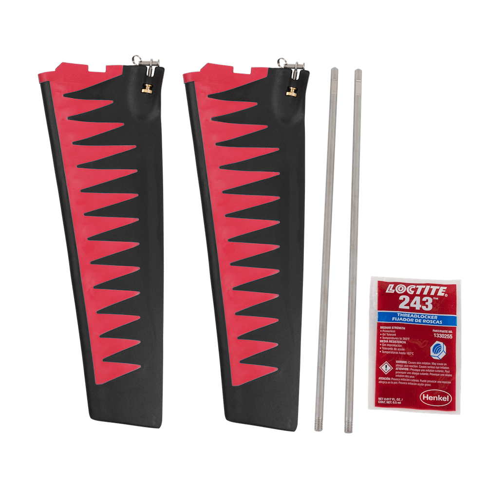 Hobie GT V2 St-Turbo Fin Upgrade Kit (14 Inch Long) - Red - 2