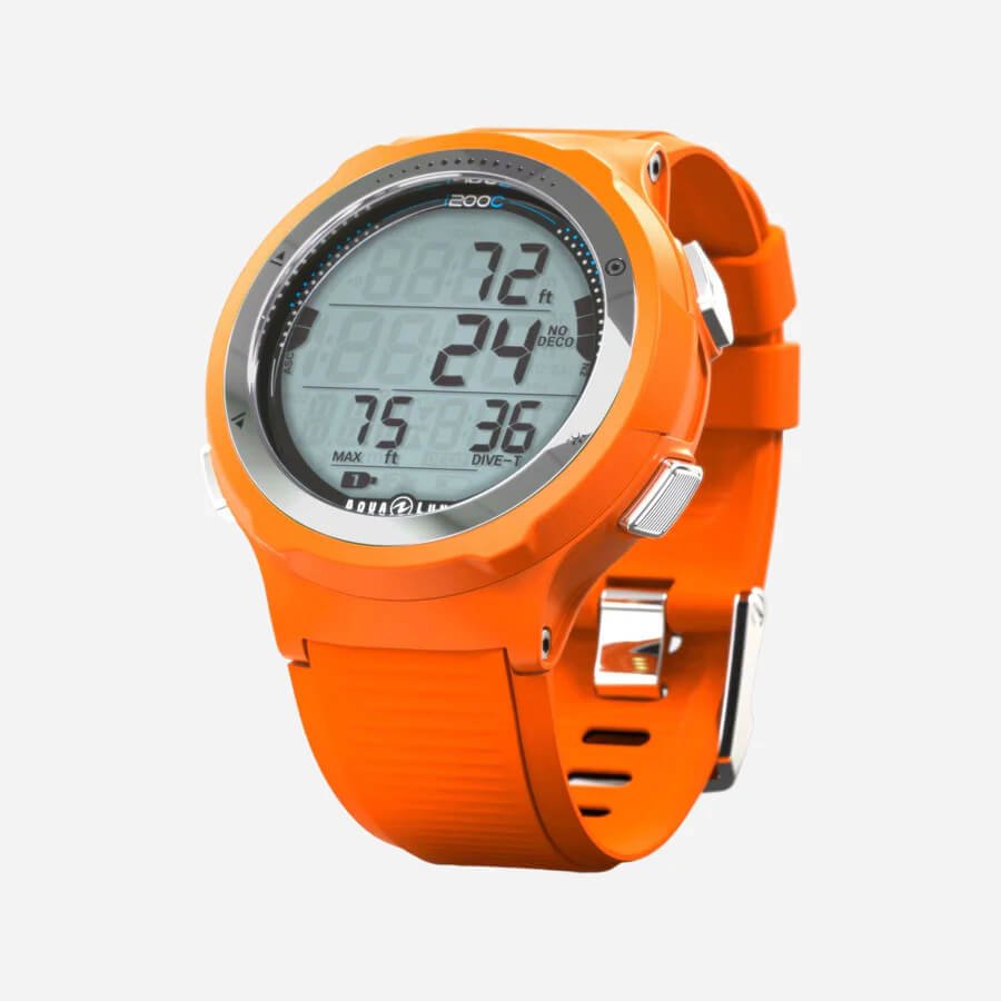 Aqualung I200C Wrist Watch Dive Computer - Apricot - 1