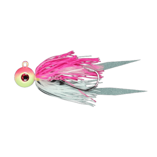 Jigging World Powerball Fluke Jig - Pink Shine 1.5oz - 1