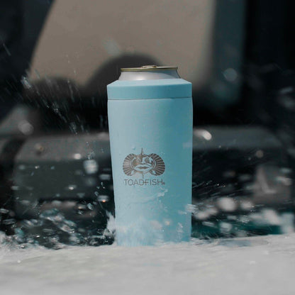 Toadfish Non - Tipping Universal Can Cooler - Navy - 11