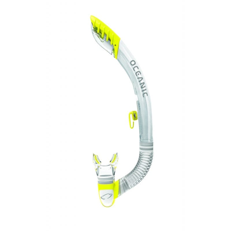 Oceanic Ultra Dry 2 Snorkel - Clear/Yellow - 3